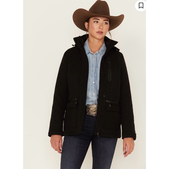 New! 3-in-1 soft shell winter coat from Boot Barn by Rank 45 Shyanne Ranch - Picture 3 of 5